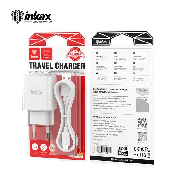 Chargeur Inkax Lightning